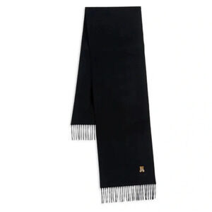 MOSCHINO
Embroidered Moschino Bear Wool Scarf.NWT‎